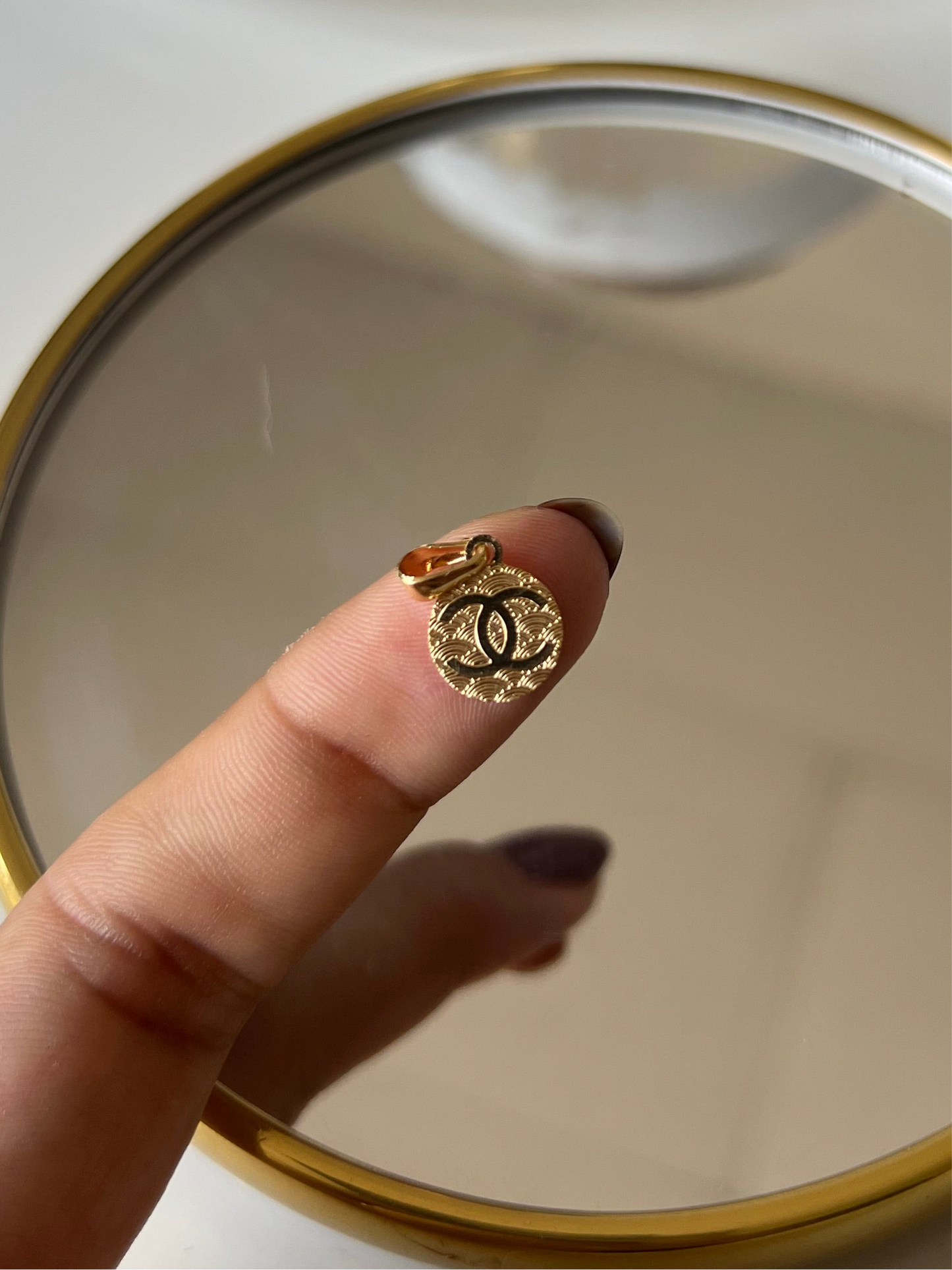 DIJE CHANEL DIAMANTADO