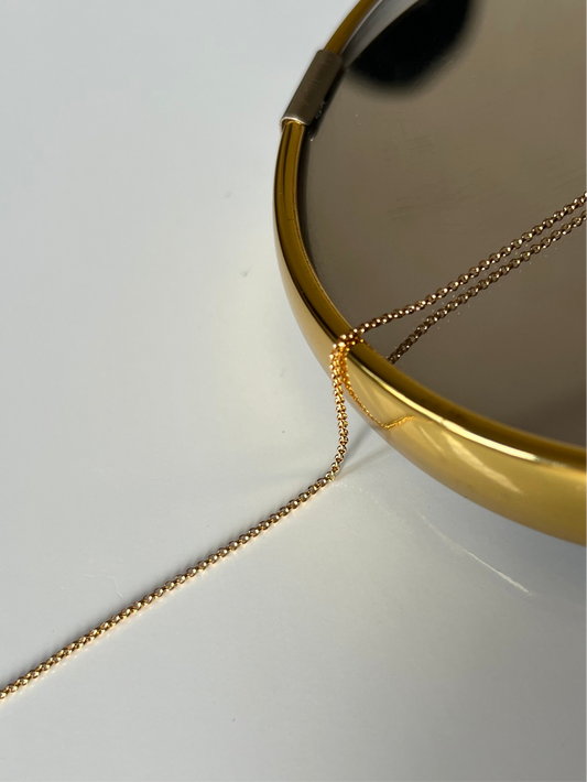 CADENA AROS DELGADA 45CM